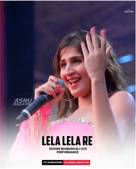 Dhvani Bhanushali Live Performance Leja Leja Re Status Leja Re