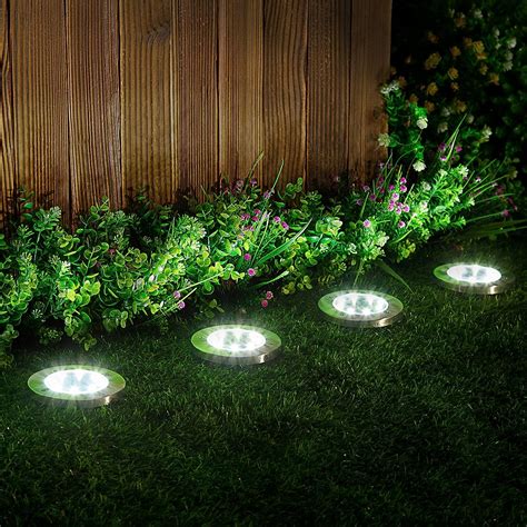 Solpex Solar Lights Outdoor Waterproof Pack Solar Ground Lights