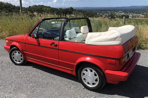 One Owner 1992 Volkswagen Cabriolet Wolfsburg Edition 5 Speed For Sale