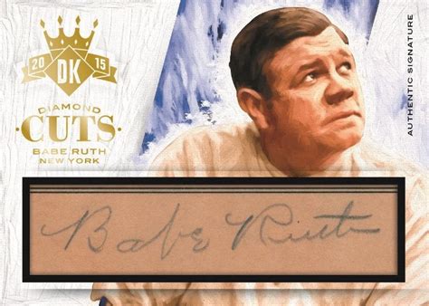 Card Gallery Babe Ruth In Diamond Kings Beckett News