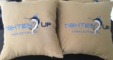 Custom Boat Pillow With Marlin Etsy