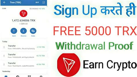 Earn TRX TRX Mining Site TRX New Site Today TRX Mining Today