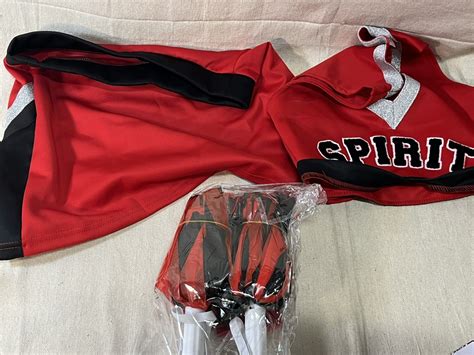 Spirit Halloween Touchdown Babe Cheerleader Costume S Gem