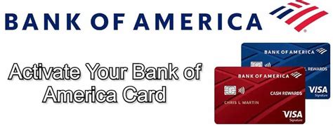 how to activate bank of america atm card
