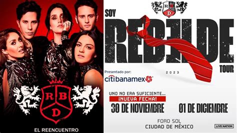 Rbd Dará Dos Conciertos En La Cdmx Lo Que Debes Saber Sobre La Preventa Noticias