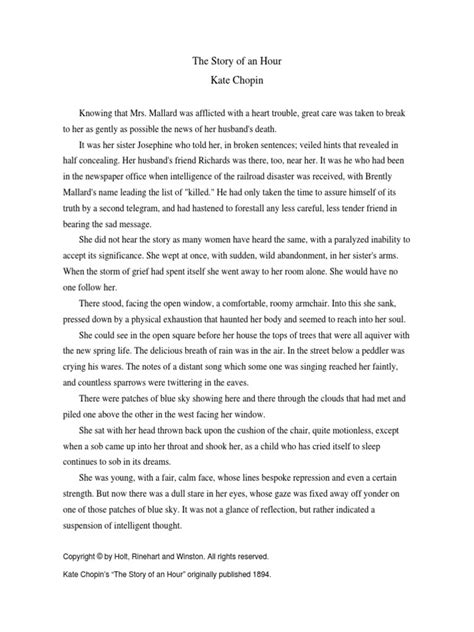 The Story of an Hour.pdf