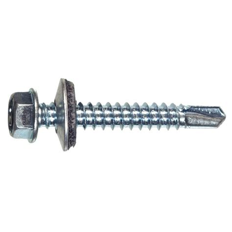 Everbilt 12 X 2 In Flange Hex Head Drive Self Drilling Screw With