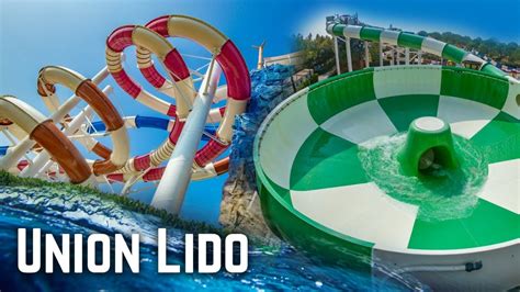 All Water Slides Aqua Park Laguna At Union Lido Italy Youtube