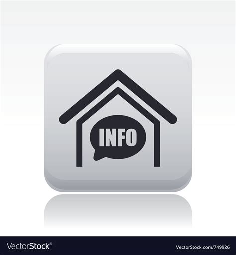 Info Box Icon Royalty Free Vector Image Vectorstock