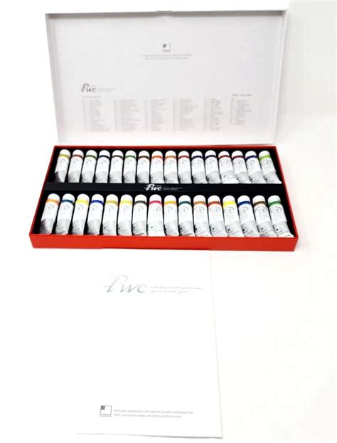 PWC SHINHAN Extra Fine Watercolor Paint 15ml Tubes 32 Color Set EBay