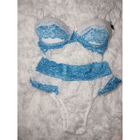 Conjuntinho De Lingerie De Renda Sexy Shopee Brasil