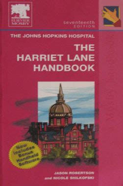 Harriet Lane Handbook 17th Edition Johns Hopkins Hospital