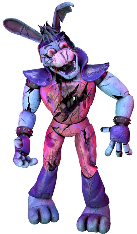 Shattered Glamrock Bonnie Render By Darealccc On Deviantart