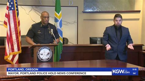 Watch Mayor Wheeler Portland Police Hold News Conference YouTube