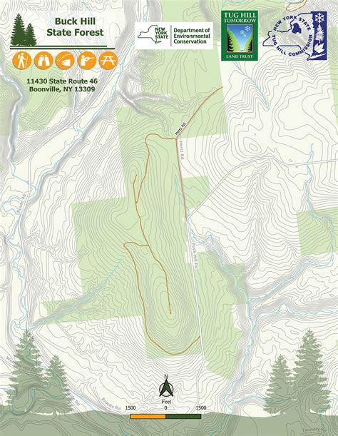 Buck Hill State Forest Map