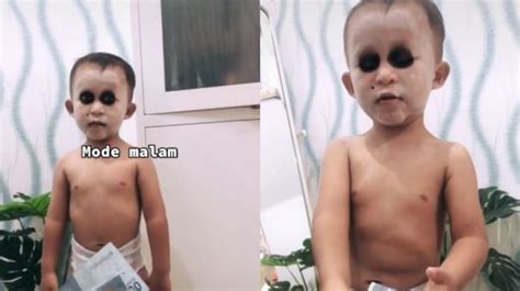 Viral Bocah Didandani Mirip Tuyul Tingkahnya Bikin Warganet Ngakak