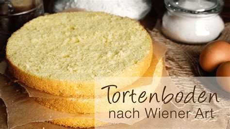 Tortenboden Nach Wiener Art H Ussler Rezepte Youtube