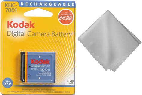 Kastar Battery 2 Pack For Kodak Klic 7001 And Kodak