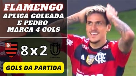 Flamengo 8 x 2 Maringá Gols da Partida Copa do Brasil YouTube