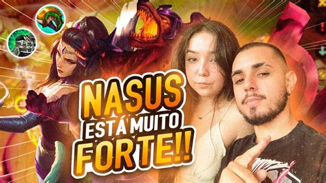 NASUS TÁ MUITO FORTE Gameplay de Nasus Duo Leeh Wild Rift YouTube