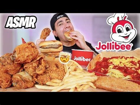 Asmr Jollibee Feast Jolly Crispy Chicken Jolly Spaghetti Real