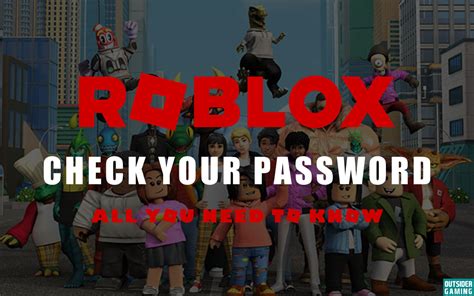 How To Check Your Password On Roblox