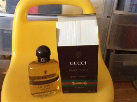 Rare Perfume Gucci Pour Homme Men Eau Fraiche Splash 120ml 4oz 1976 Classic New Ebay