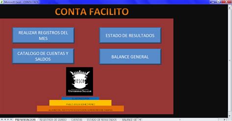 Plantilla Excel Para Asientos Contables