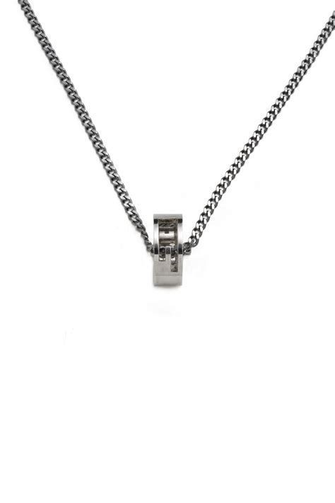Authentic Vintage Gucci Silver Logo Necklace — Luxe Reworked