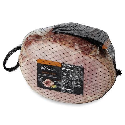 Publix Premium Spiral Sliced Ham Half Brown Sugar Glaze Packet Fully