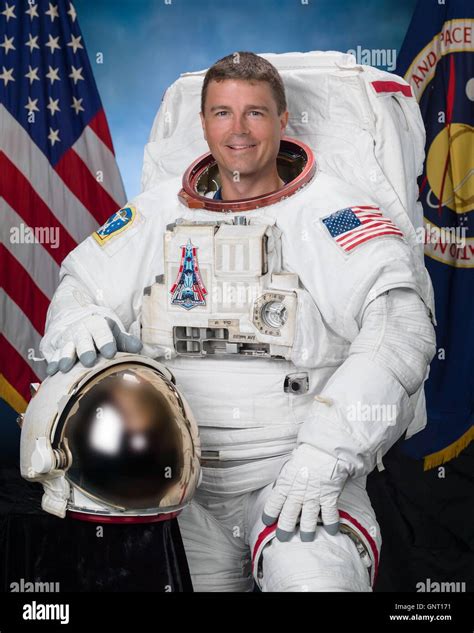 NASA International Space Station astronaut Reid Wiseman portrait in his ...