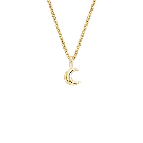 14K Rose Gold Gold Moon Pendant | Brilliant Earth