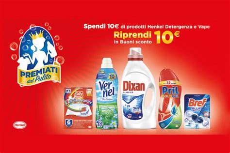 Henkel Premiati Dal Pulito Spendi 10 Euro E Ne Ricevi 10 In Buoni Sconto Donnad