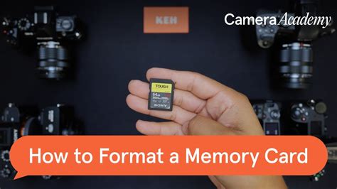 How To Format A Memory Card Camera Academy YouTube