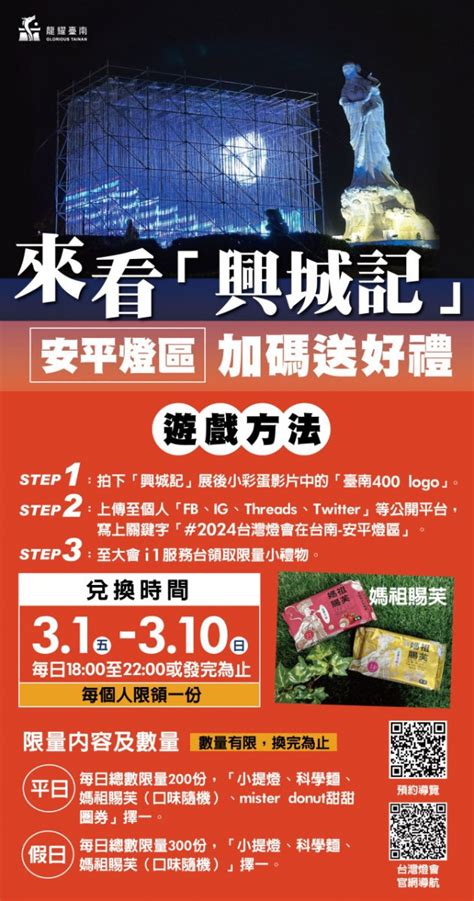 台灣燈會參觀人次破千萬在即 安平燈區祭出三大好康 蕃新聞