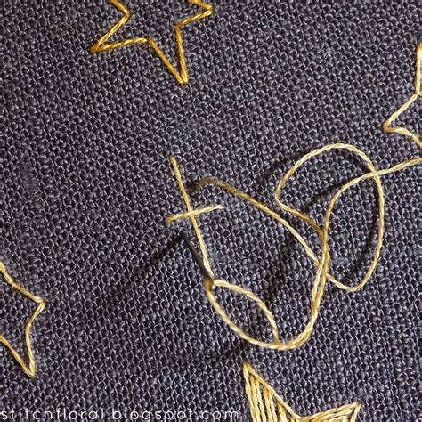 Easy Embroidery How To Stitch Stars Stitch Floral