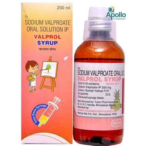 Valprol Syrup Ml Price Uses Side Effects Composition Apollo