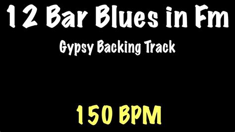 Bar Blues In Fm Gypsy Jazz Backing Track Bpm Django