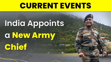 India Appoints A New Chief Of Army Staff Lt General Manoj Pande The