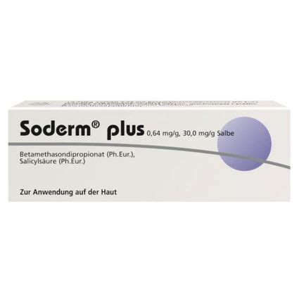 Soderm Plus Mg G Mg G G Mit Dem E Rezept Kaufen Shop