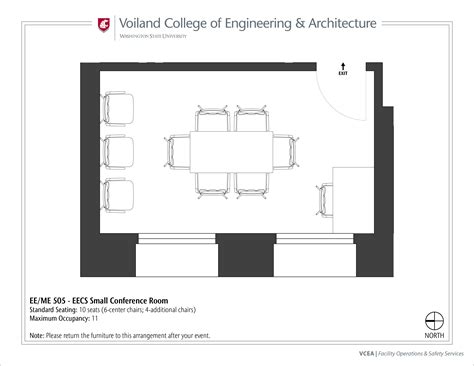 EE/ME 505 – EECS Small Conference Room | Facility, Operations, and ...