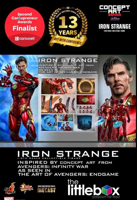 Available Slot Hot Toys Iron Strange Mms D Marvel Avengers Endgame Concept Art Series