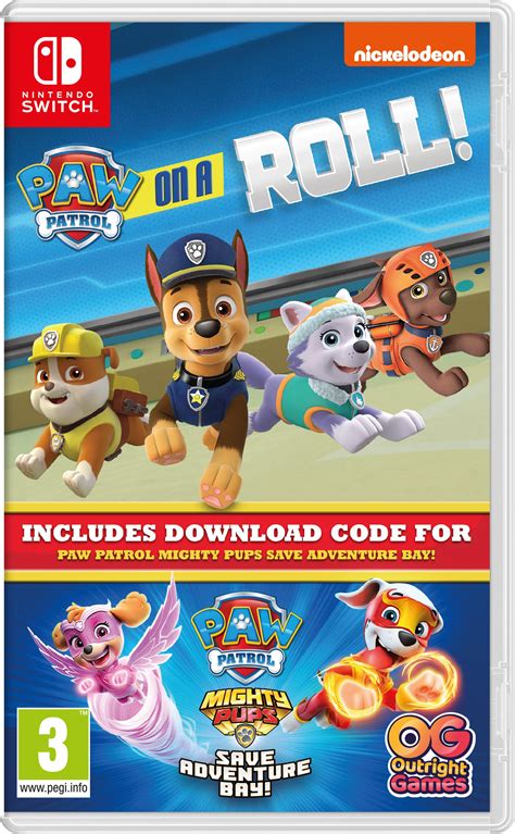 Game Paw Patrol On A Roll Paw Patrol Mighty Pups Save Adventure Bay