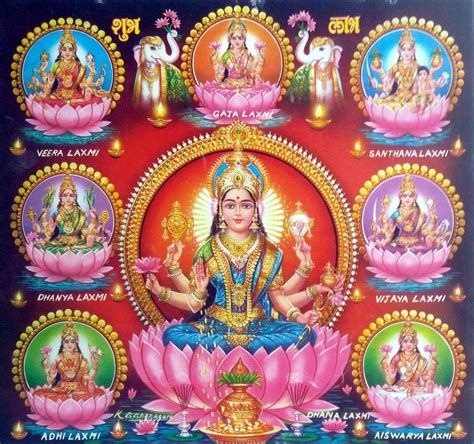 Lakshmi Laxmi Goddess Devi Ashtalakshmi Ashta Lakshmi Mahalakshmi