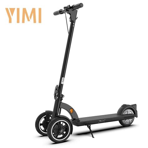 Yimi Electric Scooter 3wheel Adult Kick Scooter With Handbrake Commuter Scooter Load 120 Kg