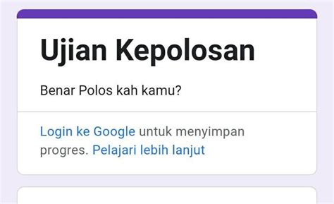 Link Tes Ujian KEPOLOSAN Apakah Kamu Masih Polos Atau Sudah Kotor