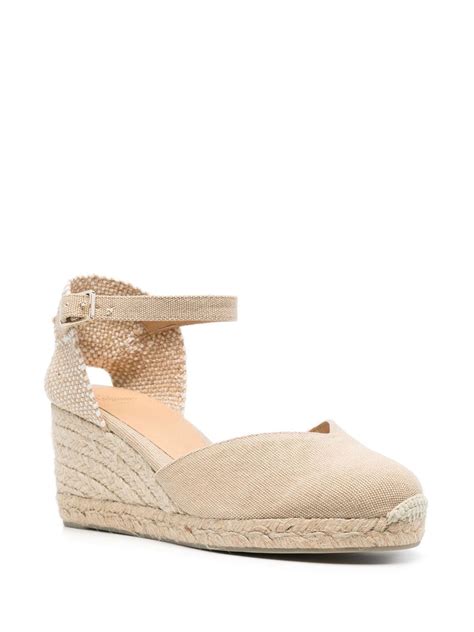 Castañer Raffia Wedge Espadrilles Farfetch