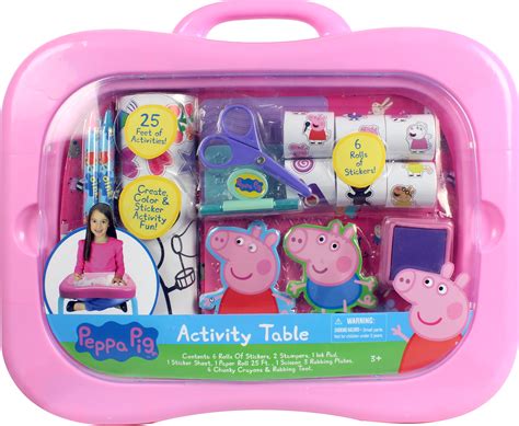 Nickelodeon Peppa Pig Plastic Activity Table Multicolored For Ages