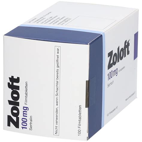 Zoloft 100 Mg 100 St Shop