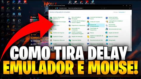 Como Tira Delay Do Mouse E Delay Do Emulador Free Fire Youtube